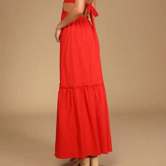 Lulus red maxi large - Picture 2 of 3